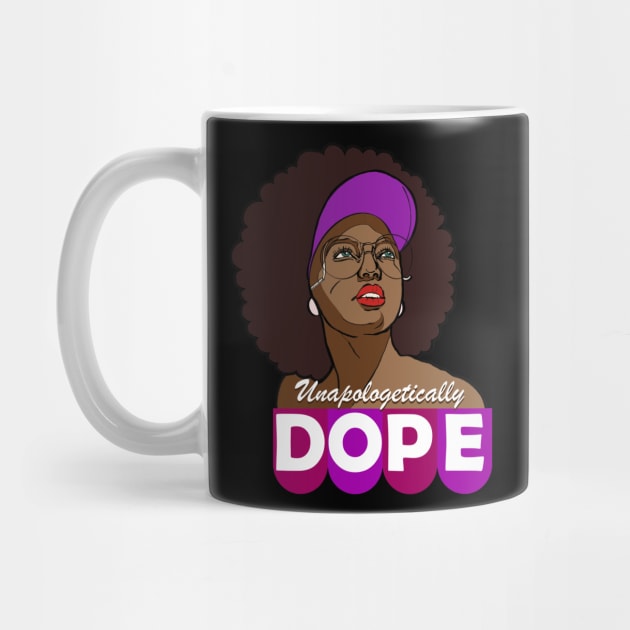 Unapologetically Dope Afro Words Black History Month Gifts by hadlamcom